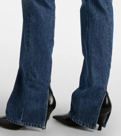 Sportmax Mid-rise Slim Jeans In Blue