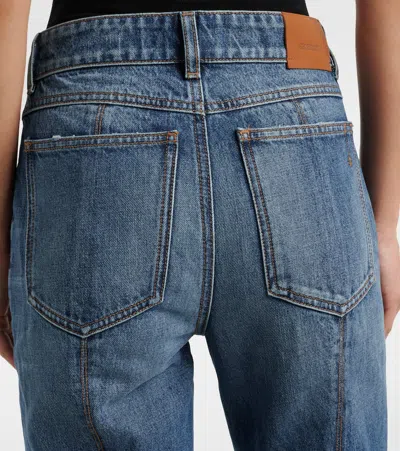 Sportmax Mid-rise Slim Jeans In Blue