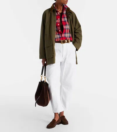 Polo Ralph Lauren High-rise Barrel-leg Jeans In White