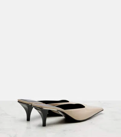 Gucci Leather Mules In Multi