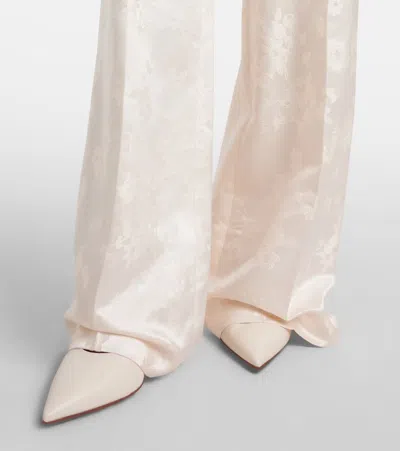 Gabriela Hearst Amari 90 Leather Slingback Pumps In Multi