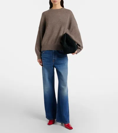 Lisa Yang Haily Long-sleeve Sweater In Brown