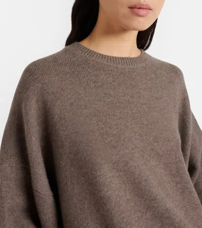 Lisa Yang Haily Long-sleeve Sweater In Brown