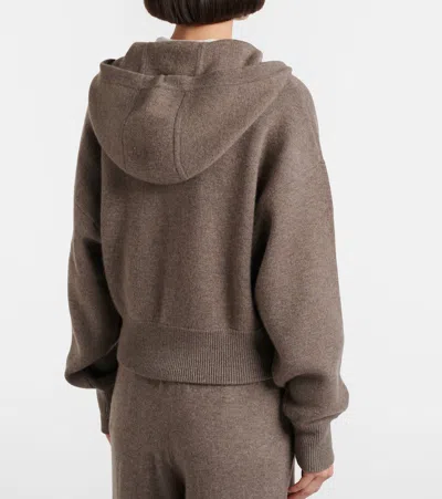 Lisa Yang Lilia Cashmere Zip-up Hoodie In Brown