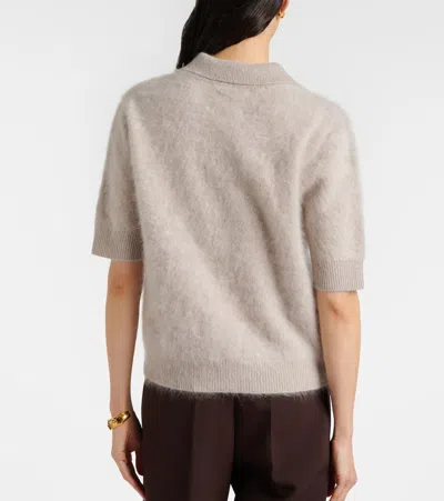 Lisa Yang Carolyn Cashmere Polo Sweater In Neutral