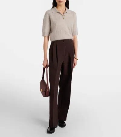 Lisa Yang Carolyn Cashmere Polo Sweater In Neutral