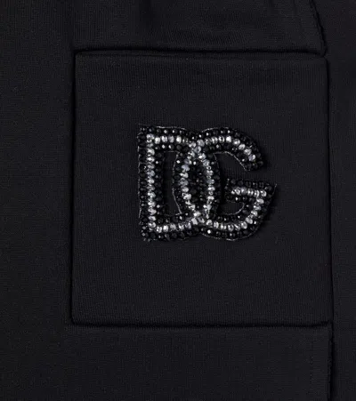 Dolce & Gabbana Drawstring Pants In Black