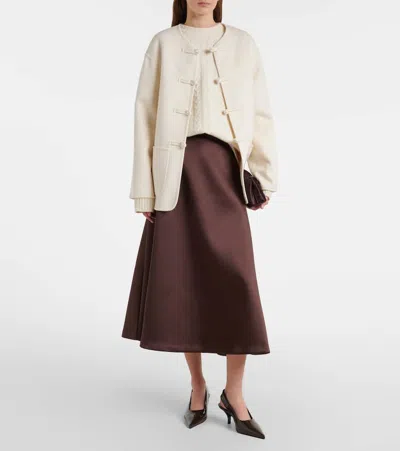 Rohe Satin Midi Skirt In Multi