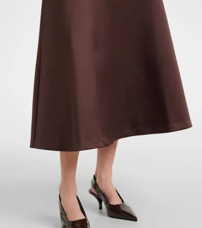 Rohe Satin Midi Skirt In Multi
