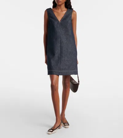 Roger Vivier Belle Vivier Slingback Ballerinas In Canvas In Multi