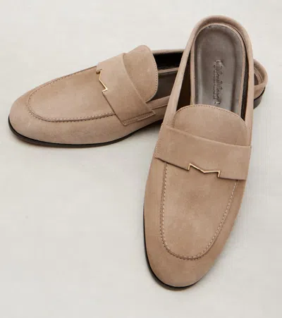 Max Mara Goccia Suede Mules In Multi