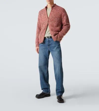 Le Kasha Lamdu Cashmere Cardigan In Brown