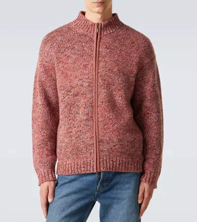 Le Kasha Lamdu Cashmere Cardigan In Brown