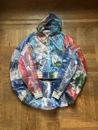 Pre-owned Walter Van Beirendonck Ss20 O-arm Bomber Jacket In Multi