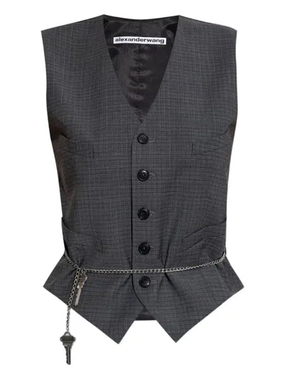 Alexander Wang Women Tailored Vest In Black