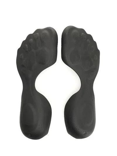 Balenciaga Anatomical Zero Rubber Slippers In Black