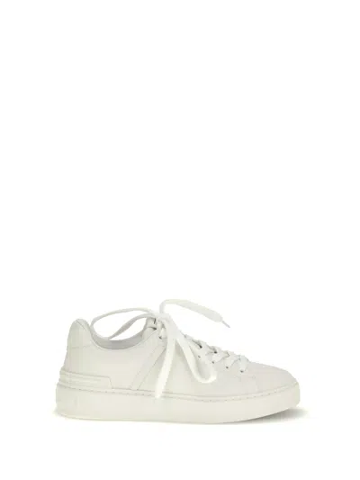 Balmain Women B-court Sneakers In White