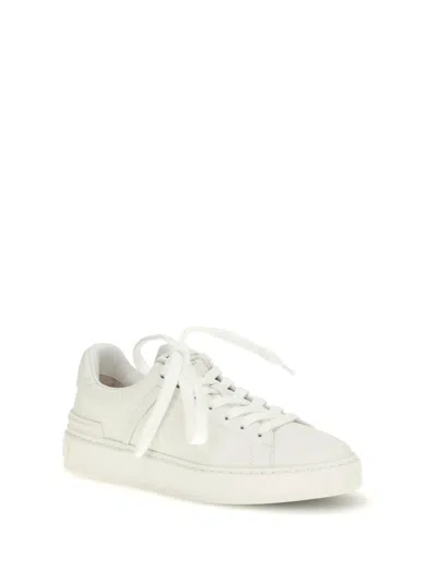 Balmain Women B-court Sneakers In White