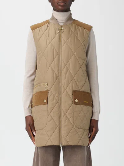 Barbour Lydia Quilted Gilet In Brown