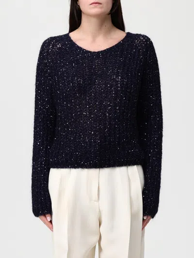 Kaos Sweater  Woman Color Blue In Black