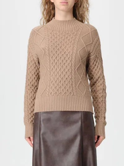 Kaos Sweater  Woman Color Camel In Brown
