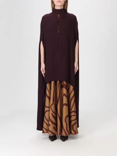 Raquel Diniz Coat  Woman Color Brown In Burgundy