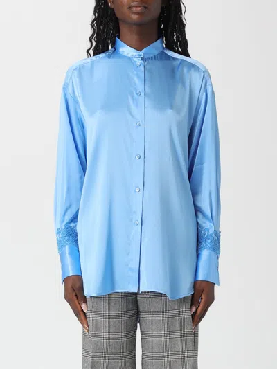 Ermanno Scervino Life Shirt  Woman Color Blue In Blue