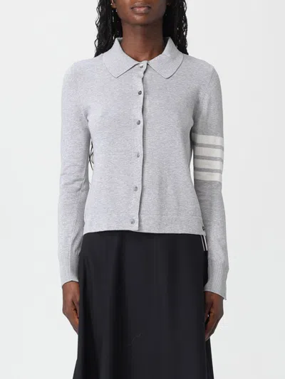 Thom Browne Cardigan  Woman Color Grey In Gray