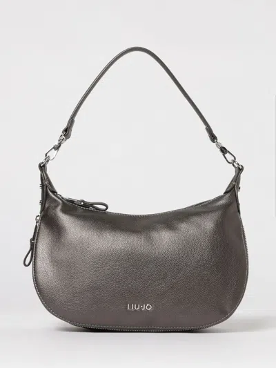 Liu •jo Shoulder Bag Liu Jo Woman Color Charcoal In Gray