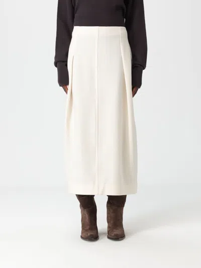 Studio Nicholson Skirt  Woman Color Yellow Cream In White