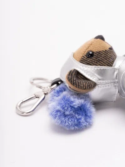 Burberry `thomas Knight` Keychain In Multi