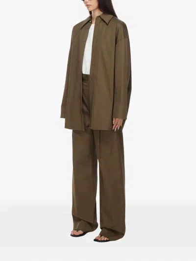 Carven Overshirt Clothing In Brown