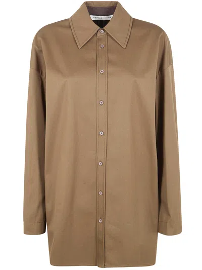 Carven Overshirt Clothing In Brown