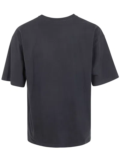 Diesel T-shirt T-boxt Con Logo Floccato In Black