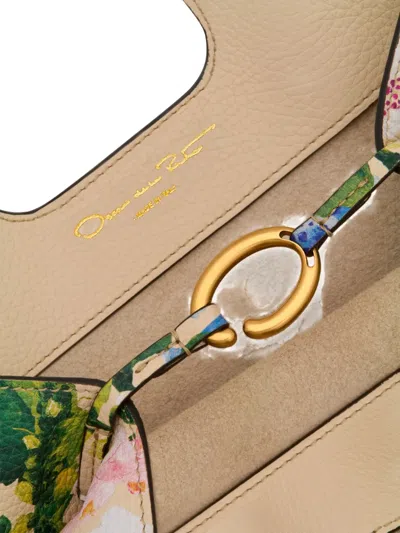 Oscar De La Renta The Mini Topaz Floral-print Tote Bag In Multi