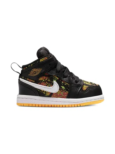 Jordan Air  1 Mid Td Sneakers In Black