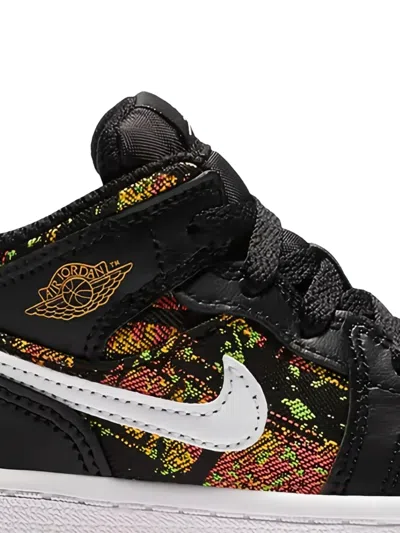 Jordan Air  1 Mid Td Sneakers In Black