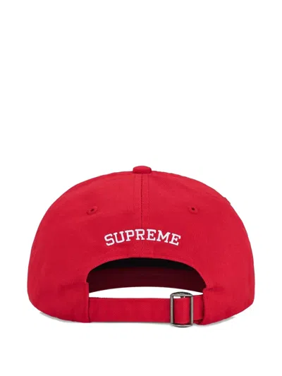 Supreme Splatter 6-panel Baseball Cap In Red