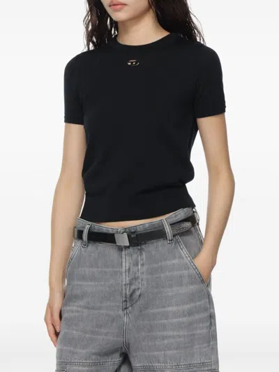 Diesel Women Wool Sweater In Black