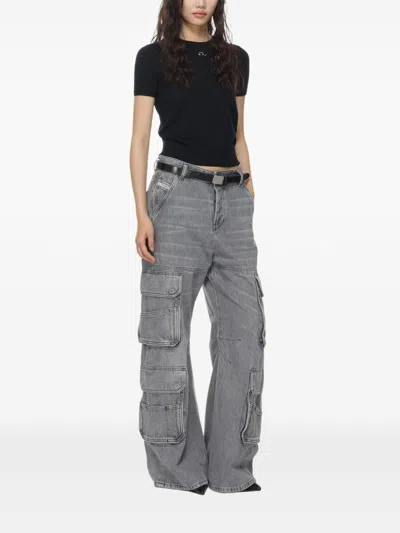 Diesel Women Wool Sweater In Black