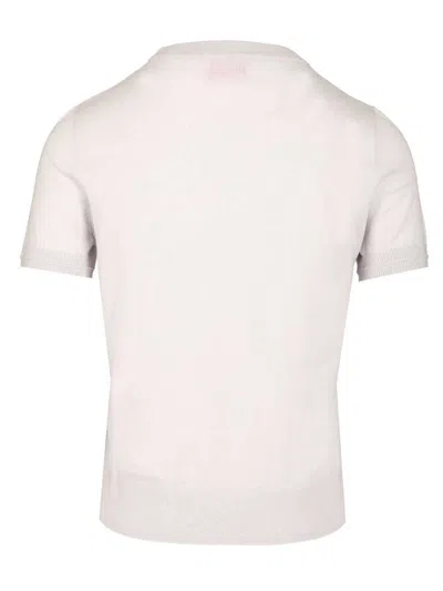 Diesel Wool Sweater T-shirt Grey In White