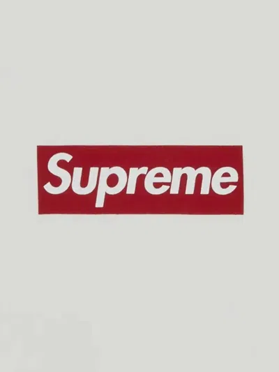 Supreme Box Logo Crewneck In White