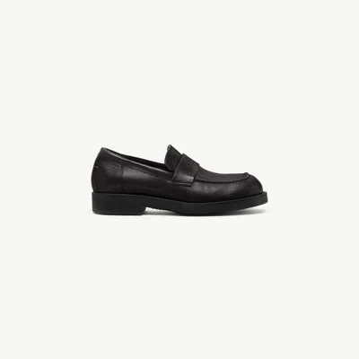Mm6 Maison Margiela City Biker Loafers In Black
