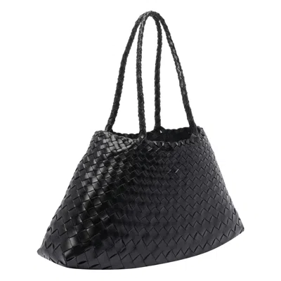 Dragon Diffusion Women Large Santa Croce Shoulder Bag In Black
