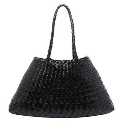 Dragon Diffusion Women Large Santa Croce Shoulder Bag In Black
