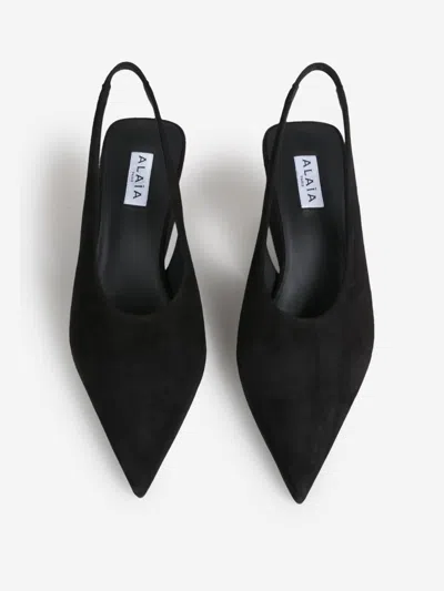 Alaïa Ante Slingbacks In Black
