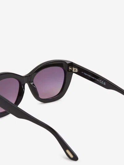 Tom Ford Round-frame Sunglasses In Black