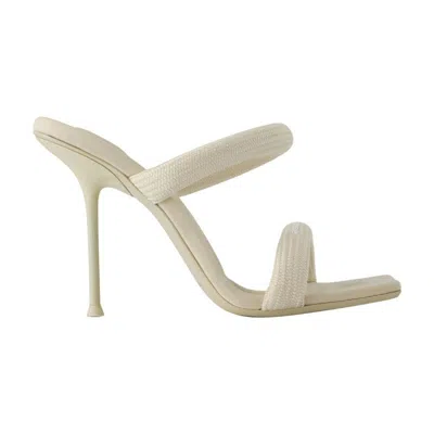 Alexander Wang Julie Square-toe Sandals In White