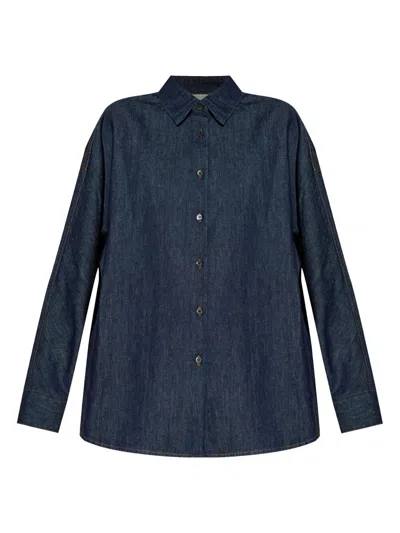 Dries Van Noten Women Casio Denim 1553 Shirt In Blue