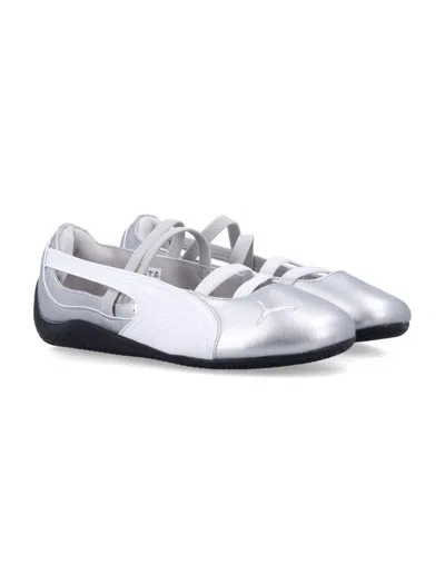 Puma Speedcat Ballet Metallic Women S Shoes In Silver
